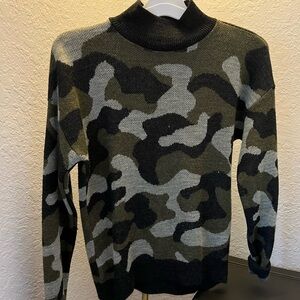 Camouflage Knit Sweater
